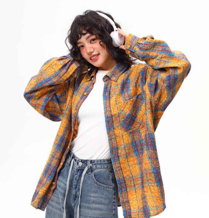 Plaid Shirt For Women null