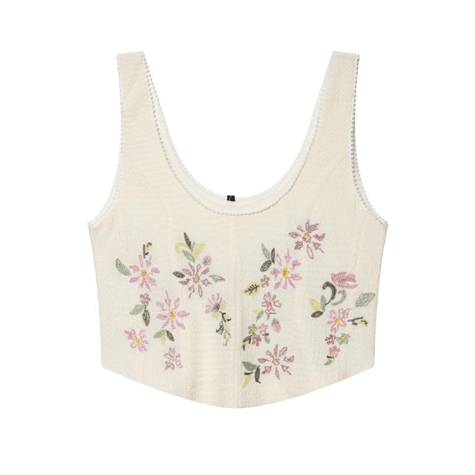 Texture tight corset style sleeveless top for women | MuddyStock Originals