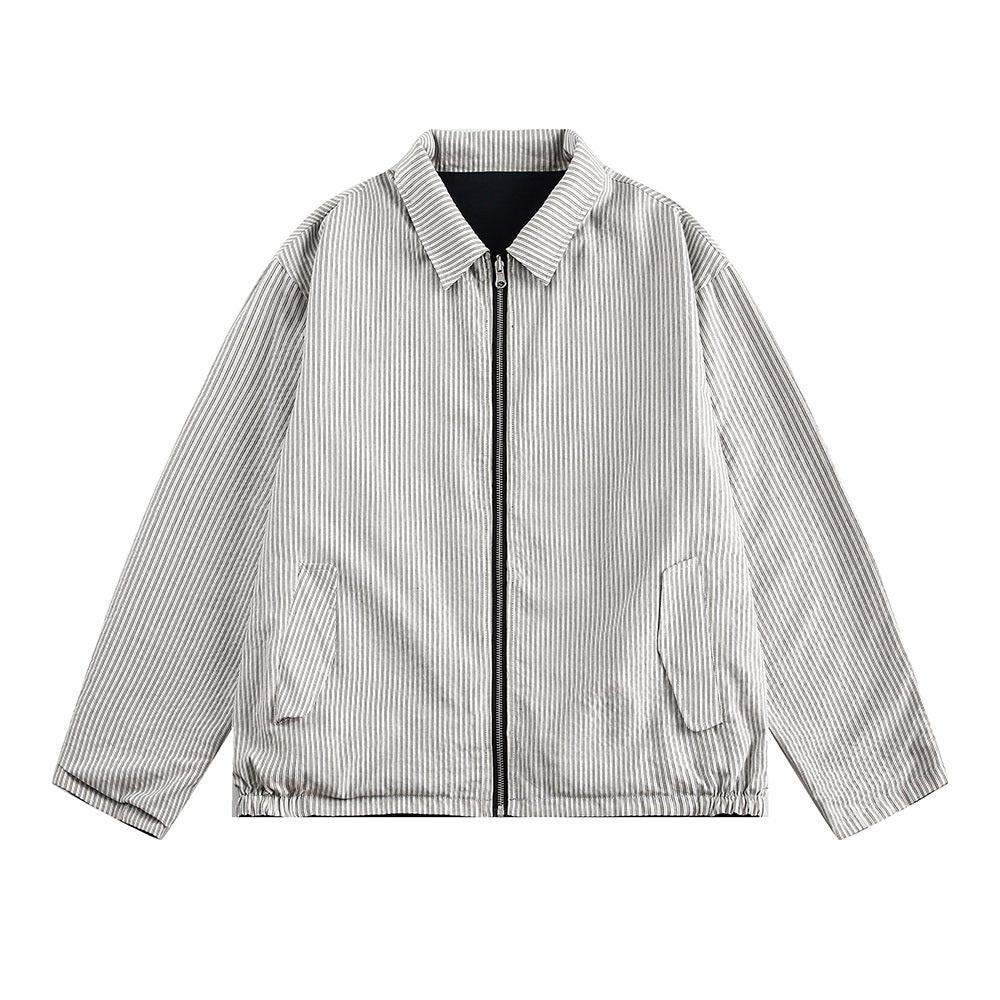Women's Both Sides Wear Jacket Black And Gray All Products