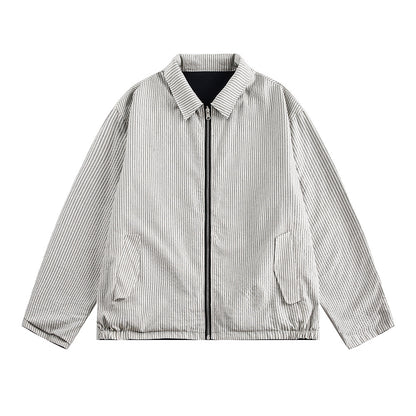 Women's Both Sides Wear Jacket Black And Gray All Products