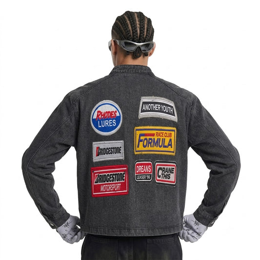 Denim Vintage Washed Jacket For Men | MuddyStock Originals