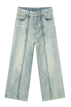 Wide Leg Jeans with Pockets For Men | MuddyStock Originals Light