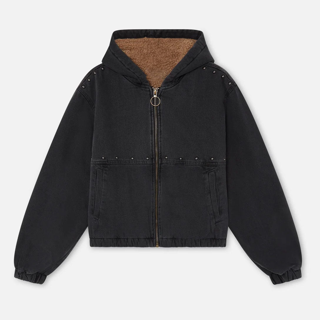 Fleece-lined Casual Hoodie For Men Black MuddyStock null