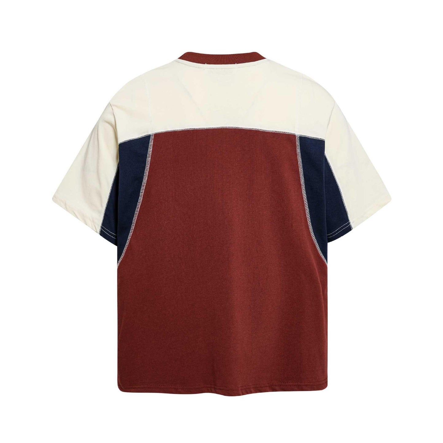 Splicing contrasting short sleeve t-shirt for men | MuddyStock Originals