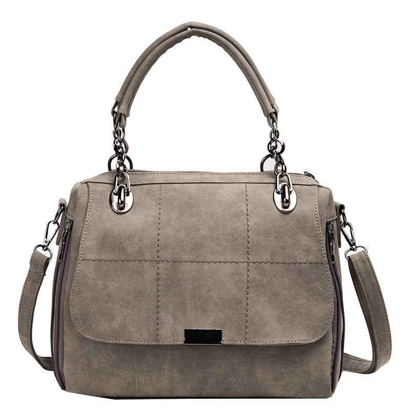 Matte Women's Totes Boston Bag Grey MuddyStock null