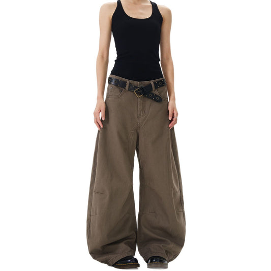 Versatile curved knife slimming jeans