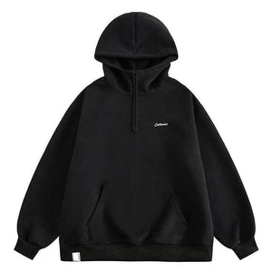 Fashion Loose Casual Sweater For Men And Women Black