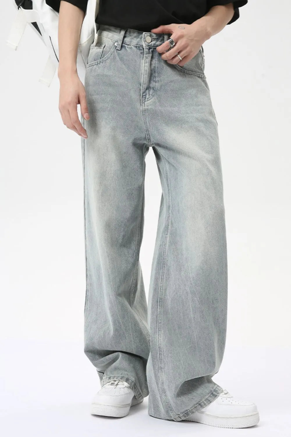 Wide Leg Jeans with Pockets For Men | MuddyStock Originals MuddyStock