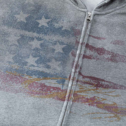 Spray painted dirty hoodie for men | MuddyStock Originals