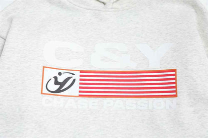Printed Alphabet Hoodie For Women null