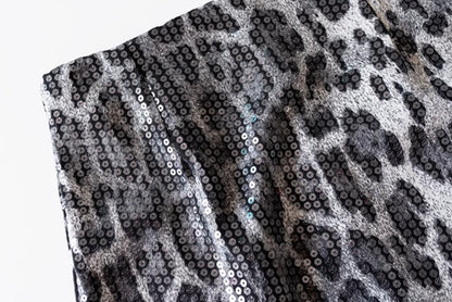 Leopard Print A- Line Skirt For Women All Products