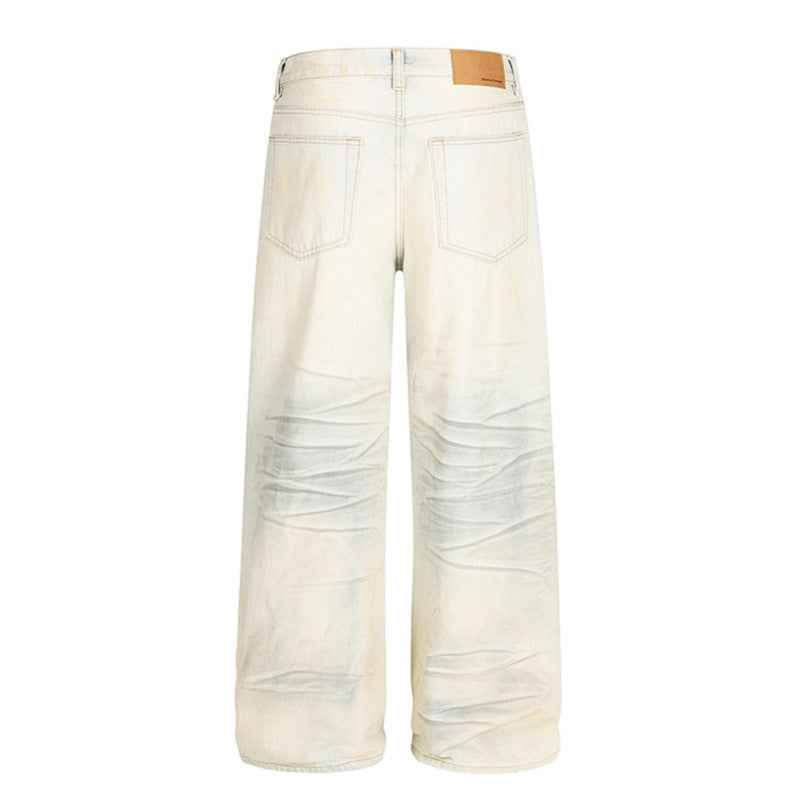 Dirty dyed ripped denim jeans for men | MuddyStock Originals
