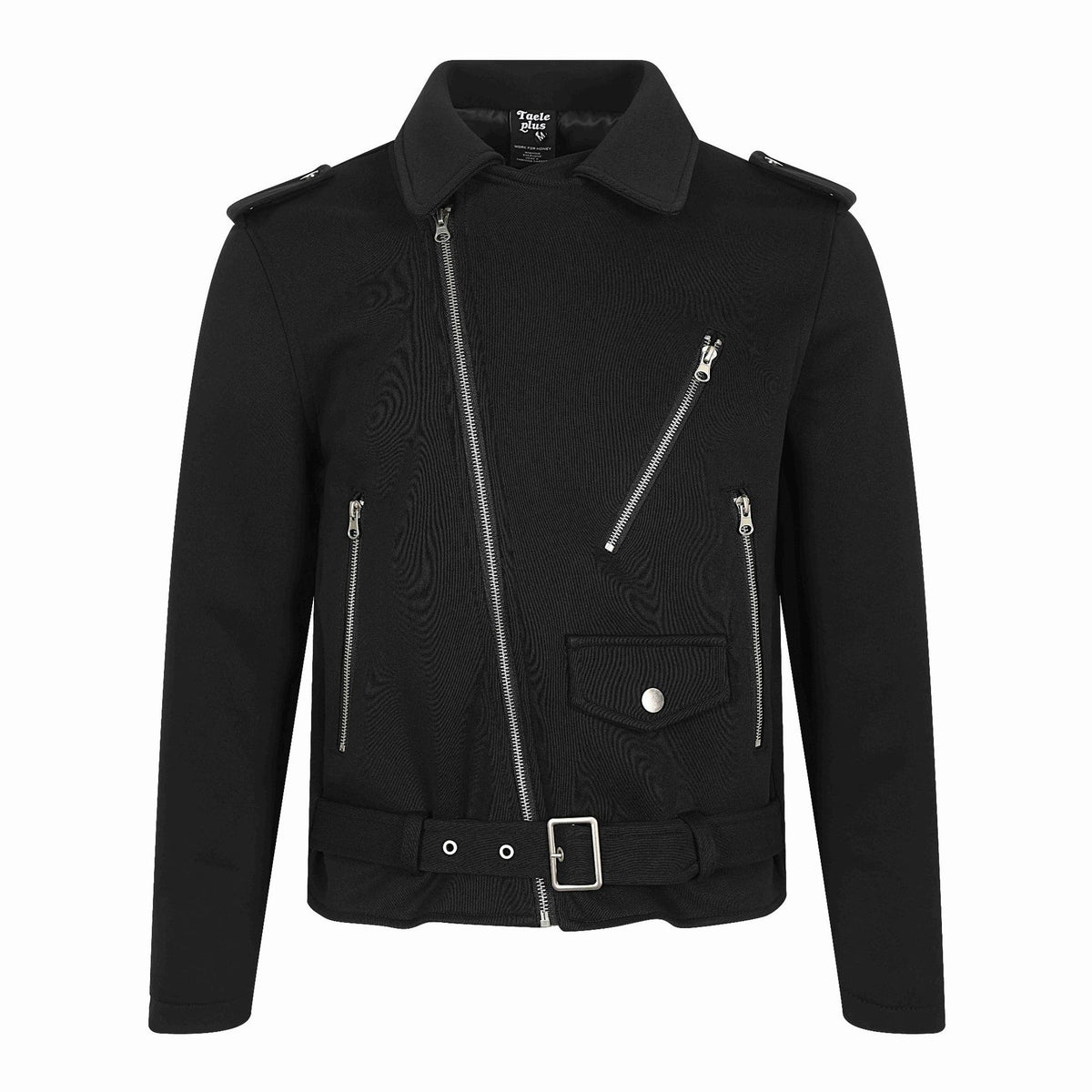 Print Button-Down Jacket for Men | MuddyStock Originals Black