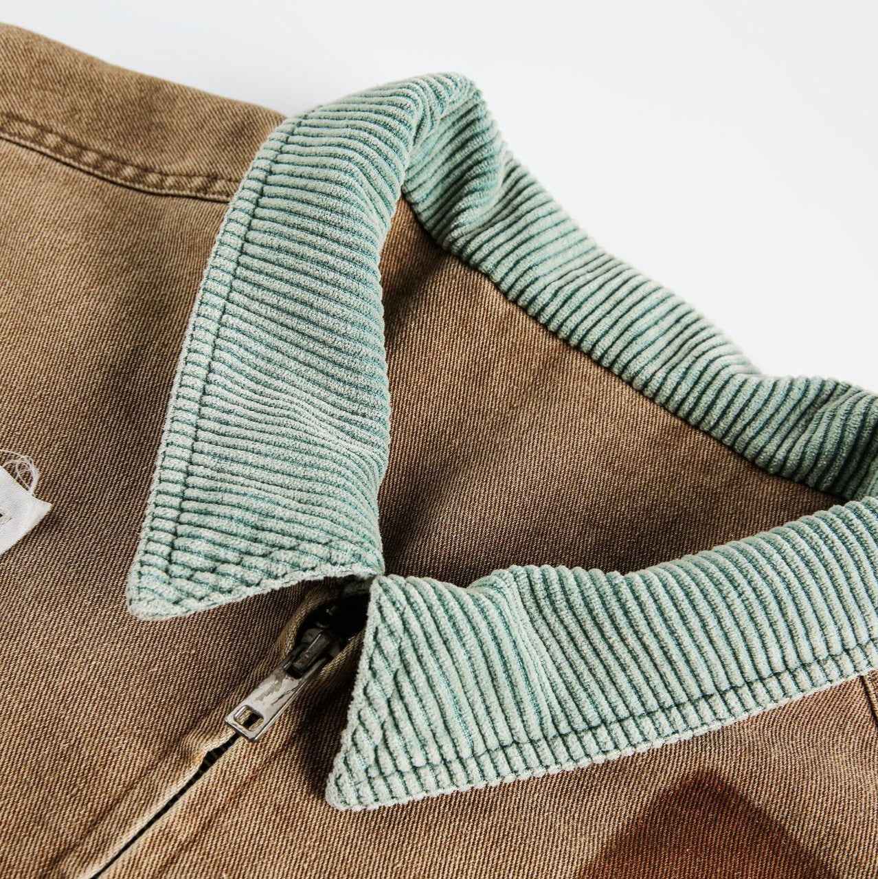 Street Style Patchwork Printed Vintage Heavyweight Jacket For Men | MuddyStock Originals MuddyStock