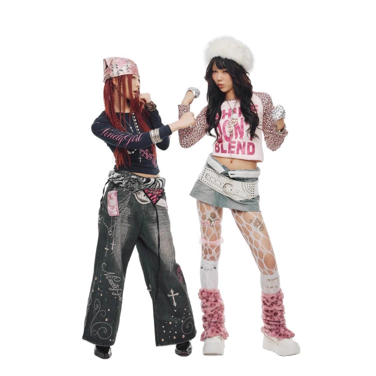 Retro Washed Jeans For Women All Products