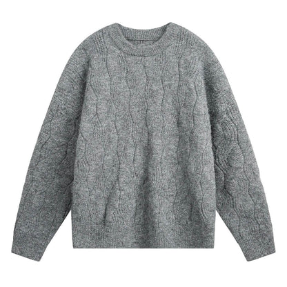 Round neck sweater for men | MuddyStock Originals Ancient Grey MuddyStock