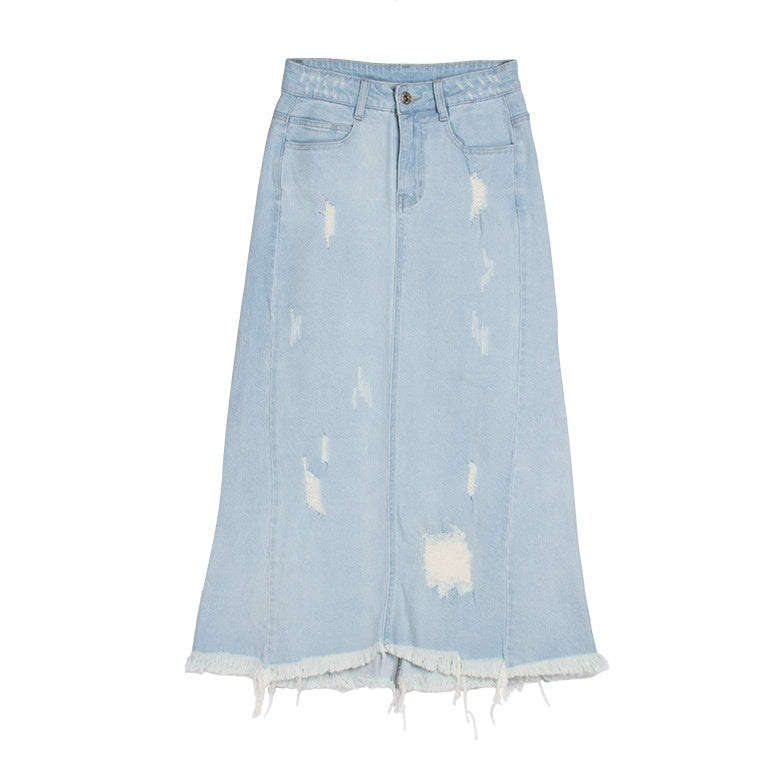 High waist denim skirt for women All Products