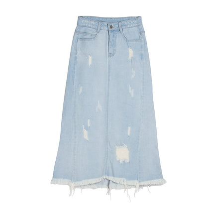 High waist denim skirt for women All Products