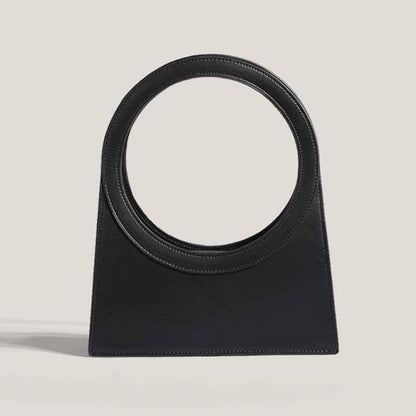 Cutout Ring Tote Briefcase Bag For Women