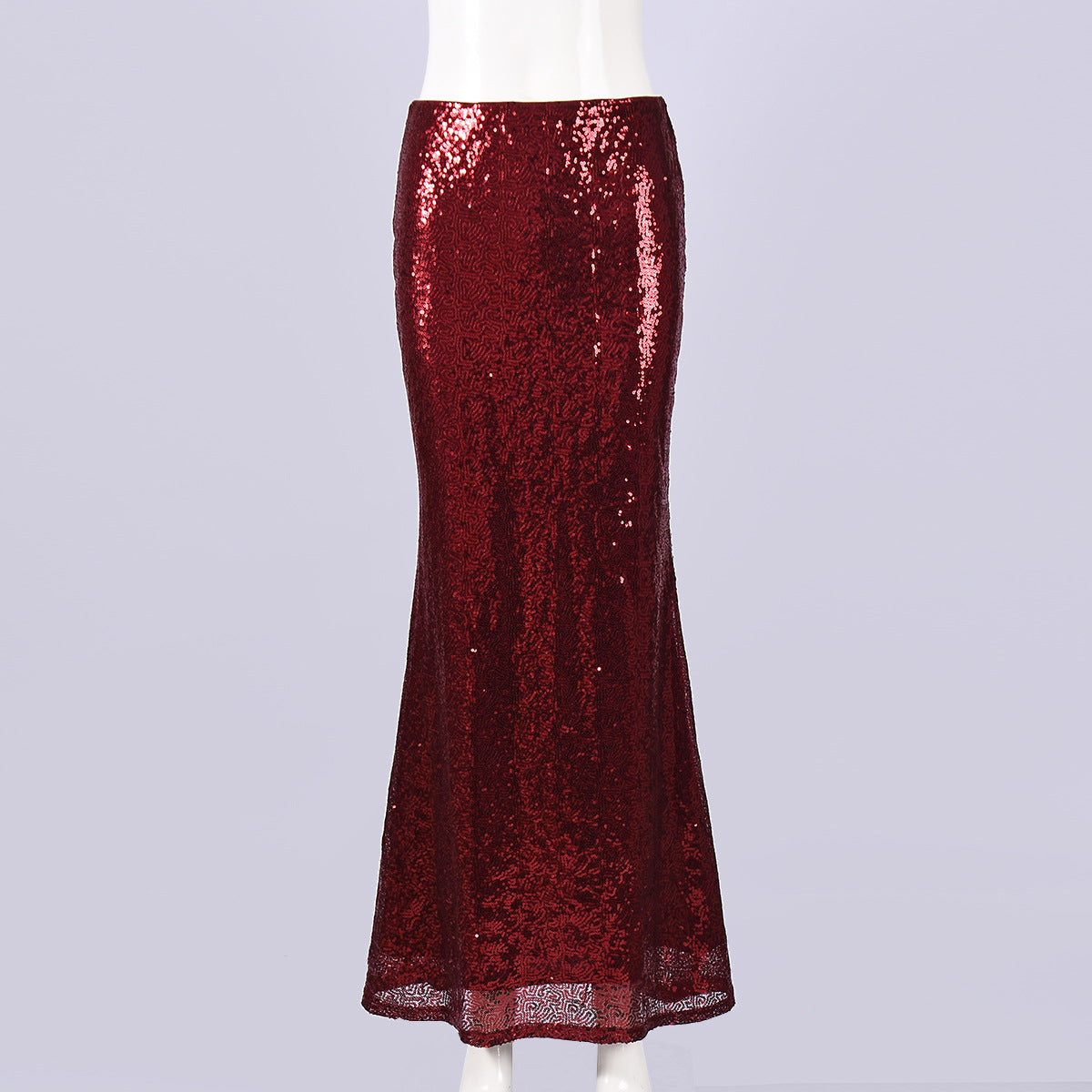 Double-layered Slip Women's Skirt Wine Red All Products