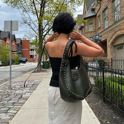 Tie Cut Out Camisole Casual Top MuddyStock