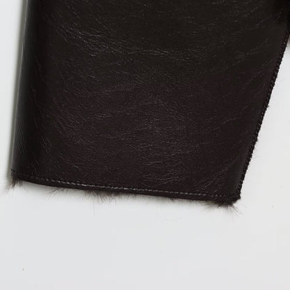Fashionable And Casual Reversible Faux-leather Jacket For Women All Products