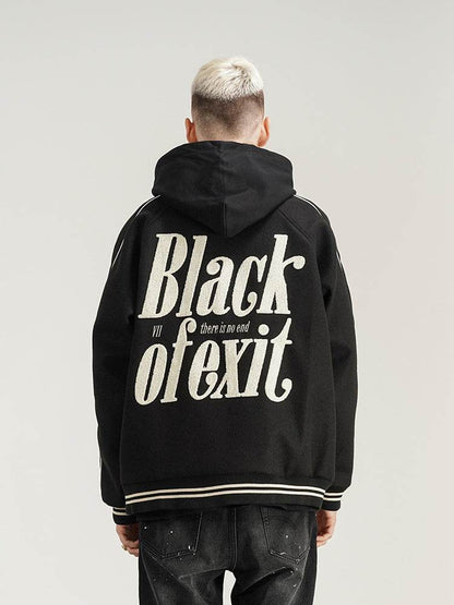 Men's High Street Embroidered Loose Baseball Uniform Jacket MuddyStock