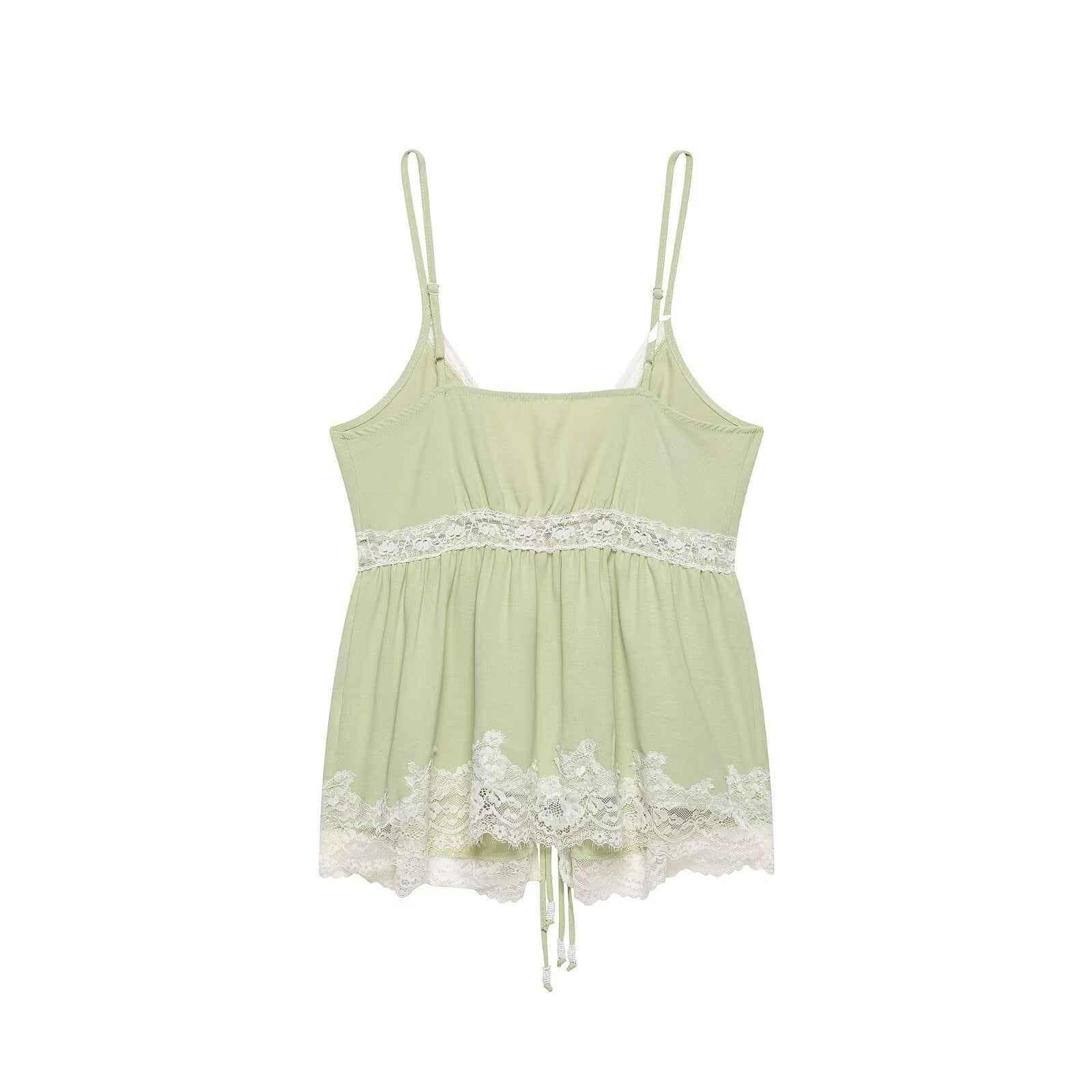 Lace lingerie style camisole top for women | MuddyStock Originals