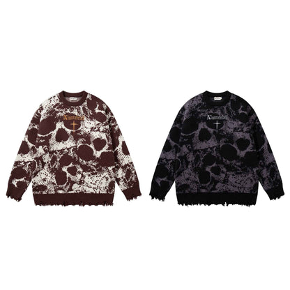 Dark Skull Knitwear Sweater For Men And Women | MuddyStock Originals MuddyStock