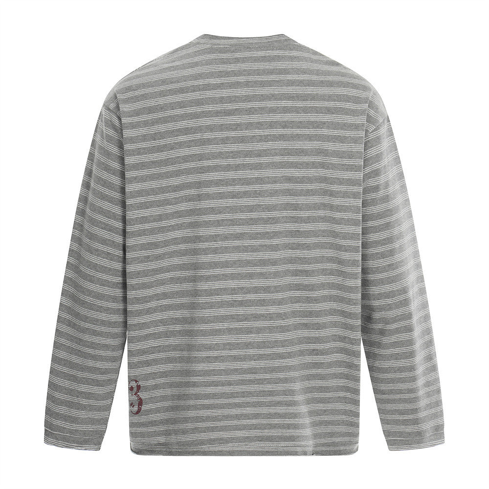 Striped long sleeved T-shirt For Men | MuddyStock Originals eprolo