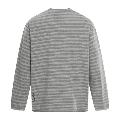 Striped long sleeved T-shirt For Men | MuddyStock Originals eprolo
