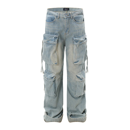 Multi Pockets Jeans For Men | MuddyStock Originals