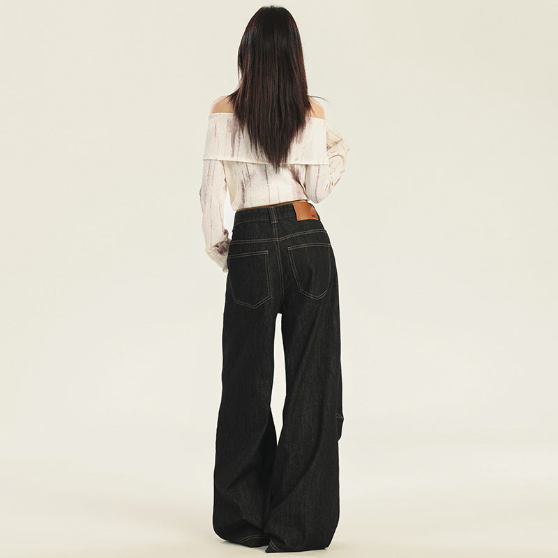 Casual Loose Wide-Leg Jeans For Women | MuddyStock Originals MuddyStock