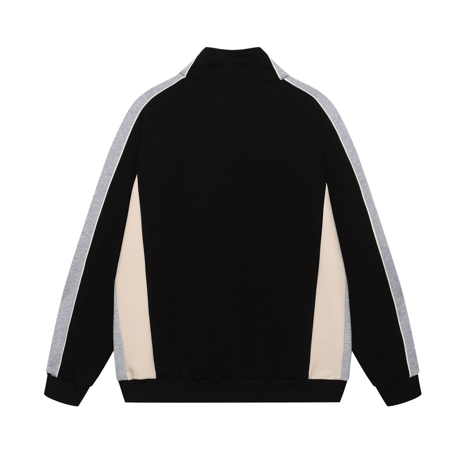 Half-Zip Embroidered Stand Collar Sweatshirt For Men And Women | MuddyStock Originals MuddyStock
