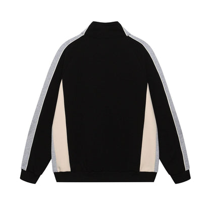 Half-Zip Embroidered Stand Collar Sweatshirt For Men And Women | MuddyStock Originals MuddyStock
