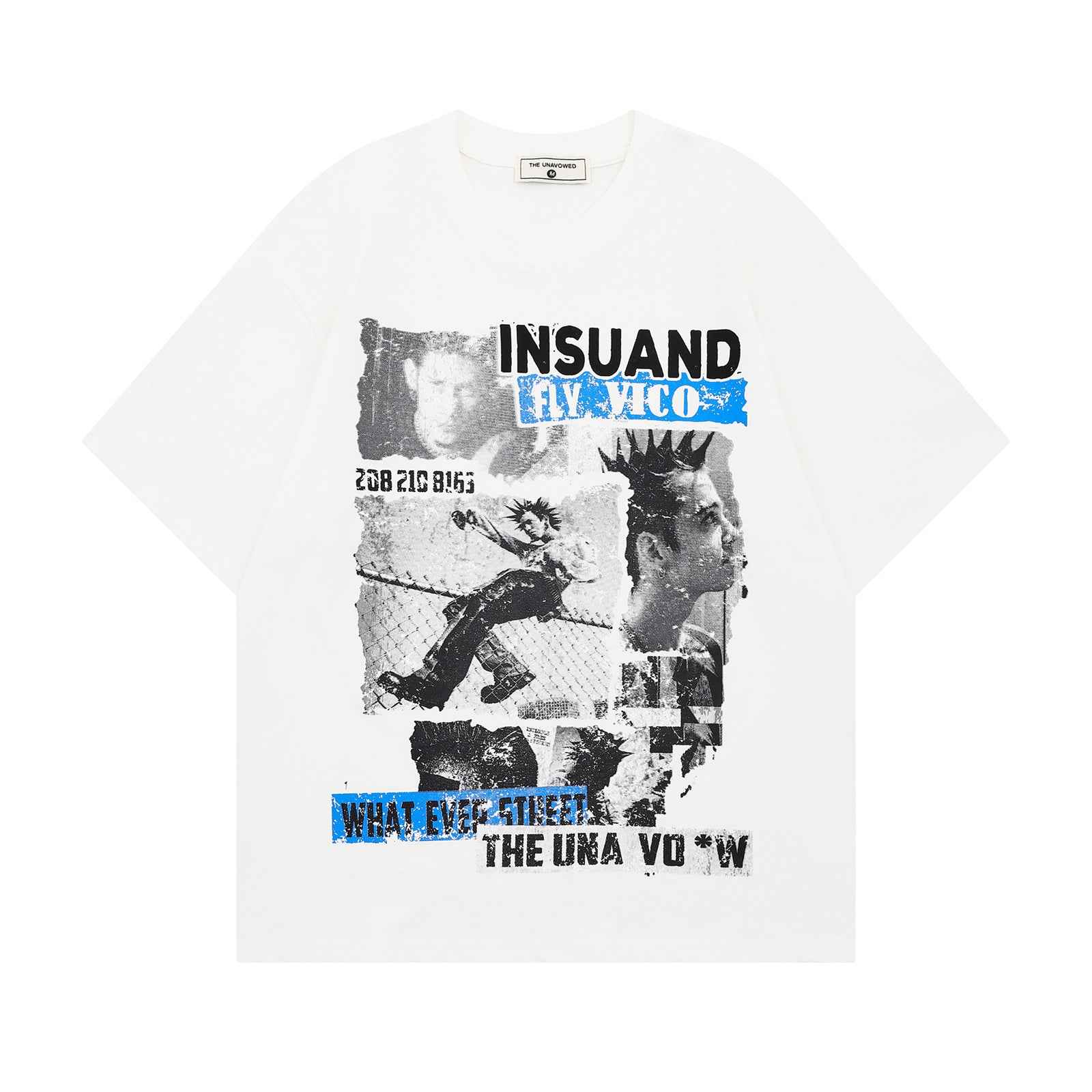 Portrait Letter Print Short Sleeve T-Shirt For Men | MuddyStock Originals MuddyStock