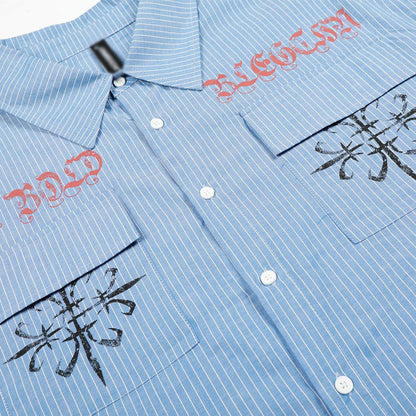 Vertical striped long sleeved shirt for men | MuddyStock Originals
