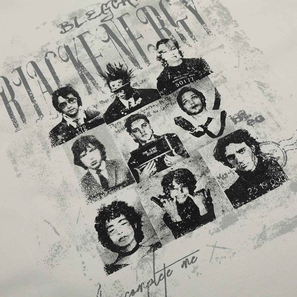 American Retro Portrait Print Short Sleeve T-Shirt For Men | MuddyStock Originals MuddyStock