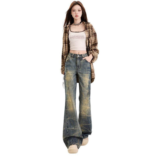 Women's Flared Low Waist Jeans | MuddyStock Originals MuddyStock