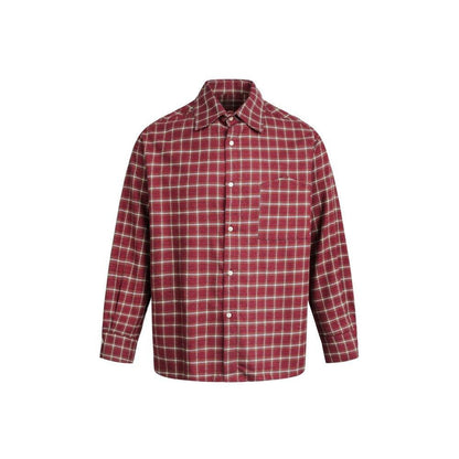 Loose checkered shirt for women | MuddyStock Originals Red