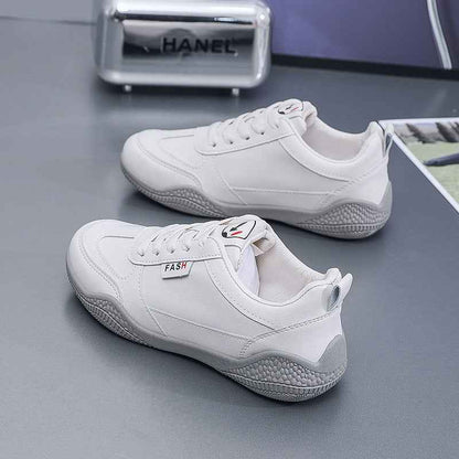 Lace Up Round Toe Flat Athletic Shoes For Men