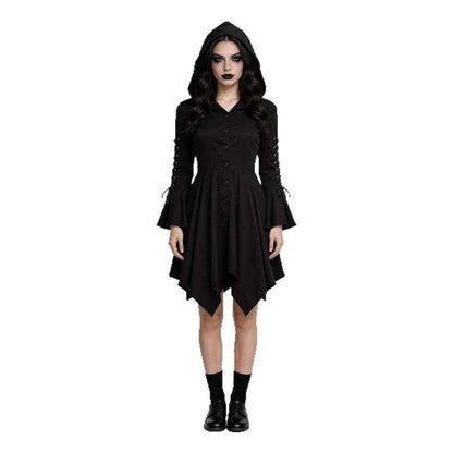 Gothic Women's Short Skirt Cosplay Costume For Halloween