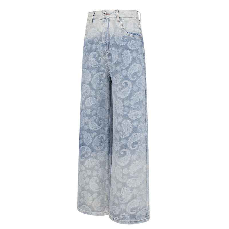 Cashew jacquard jeans for men and women | MuddyStock Originals