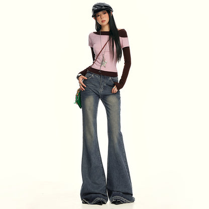 Women's Low Waist Flared Jeans | MuddyStock Originals MuddyStock