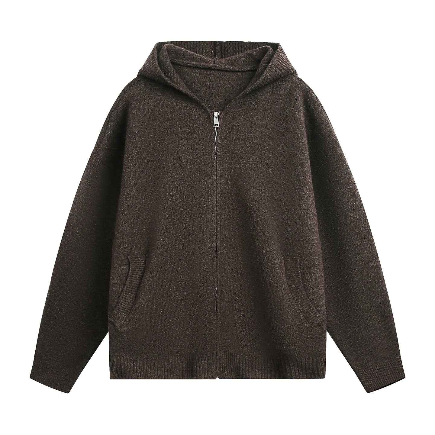 American Retro Hoodie For Men Chocolate Brown MuddyStock