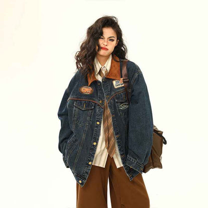 Vintage Denim Jacket For Women MuddyStock