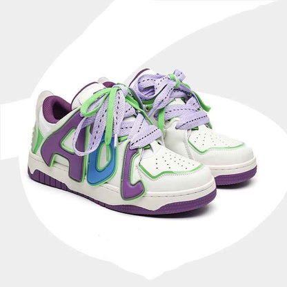 Purple Bread Sneakers For Men And Women null