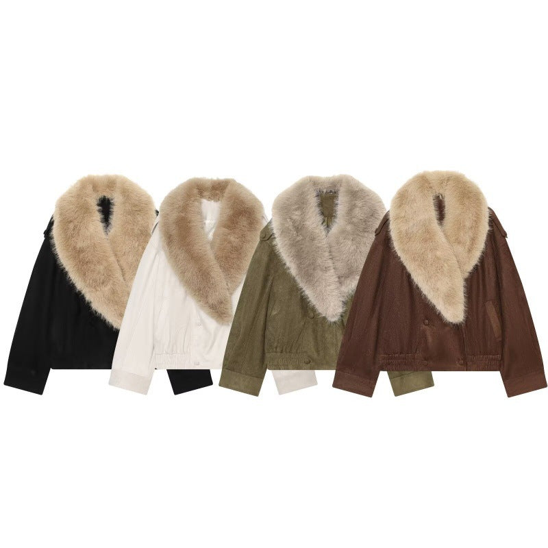 AutumnWinter Thickened Faux Fur Velvet Jacket Coat All Products