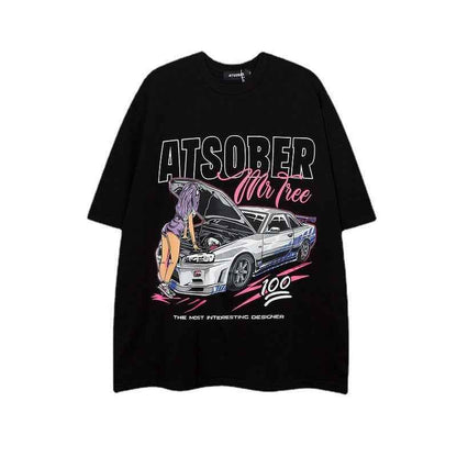 Loose Street Style Short Sleeve T-shirt For Men And Women MuddyStock