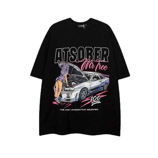 Loose Street Style Short Sleeve T-shirt For Men And Women MuddyStock